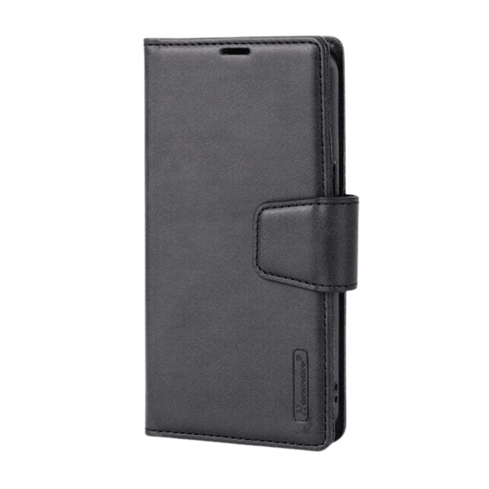 HANMAN 2-in-1 Detachable Wallet Case for iPhone 15 Pro Max (6.7") - Black