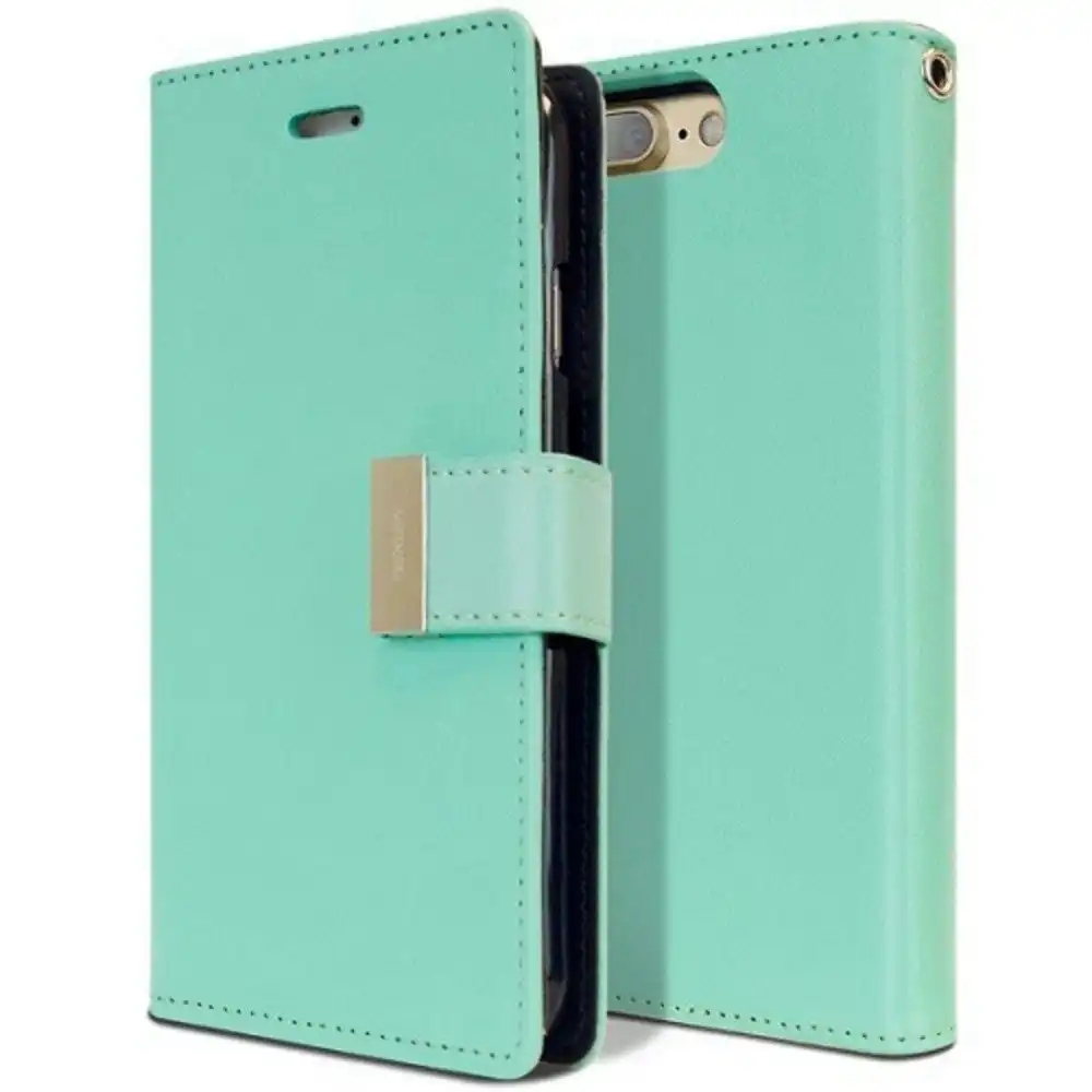 Goospery Rich Diary Book Case For iPhone 7 / 8 - Mint