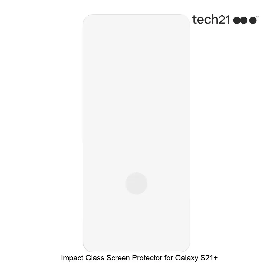 Tech21 Impact Glass Screen Protector w/ Anti-Microbial for Samsung Galaxy S21+ Plus T21-8748 - Clear