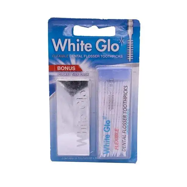 White Glo - Dental Floss Toothpicks