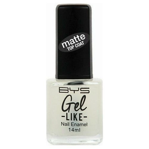 BYS Gel Like Nail Enamel - Matte Gel Topcoat