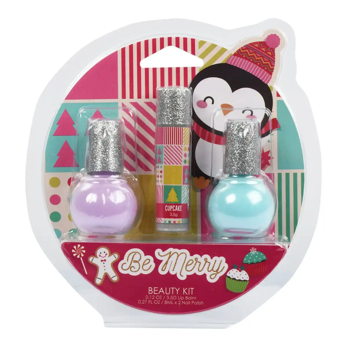 Festive Be Merry - Lip Balm & Nail Polishes