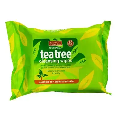 Beauty Formulas Tea Tree - Cleansing Wipes