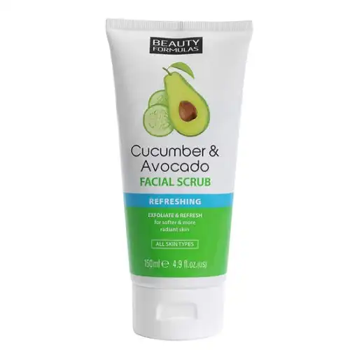 Beauty Formulas Face Scrub - Cucumber & Avocado