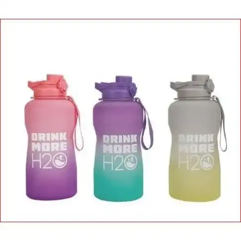 Drink Bottle with Press Straw