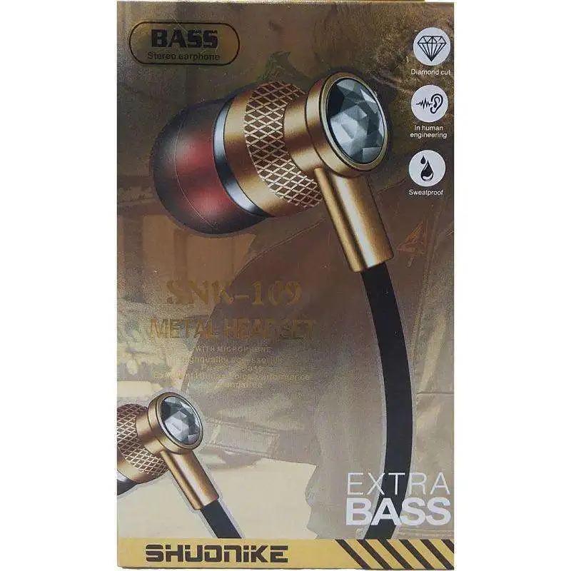 Earphones - Extra Bass with Built in Microphone