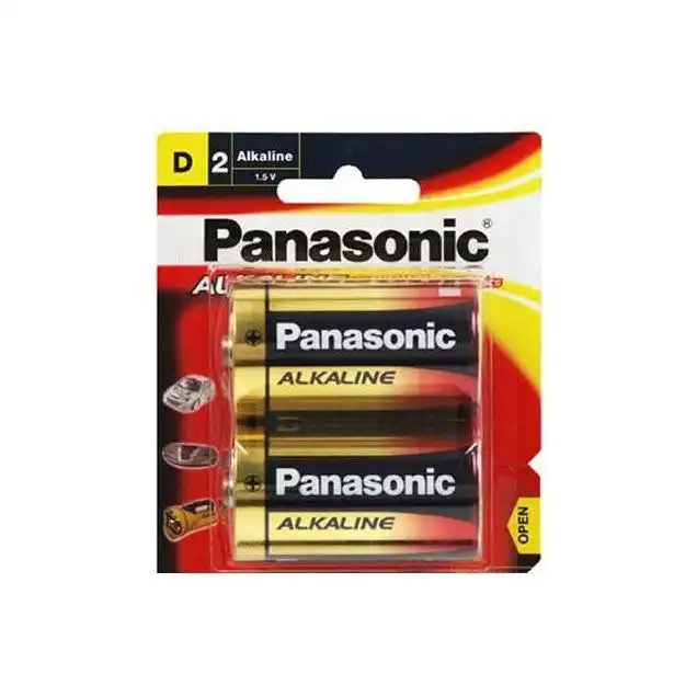 Panasonic Size D Alkaline - 2 Pack 1 Piece