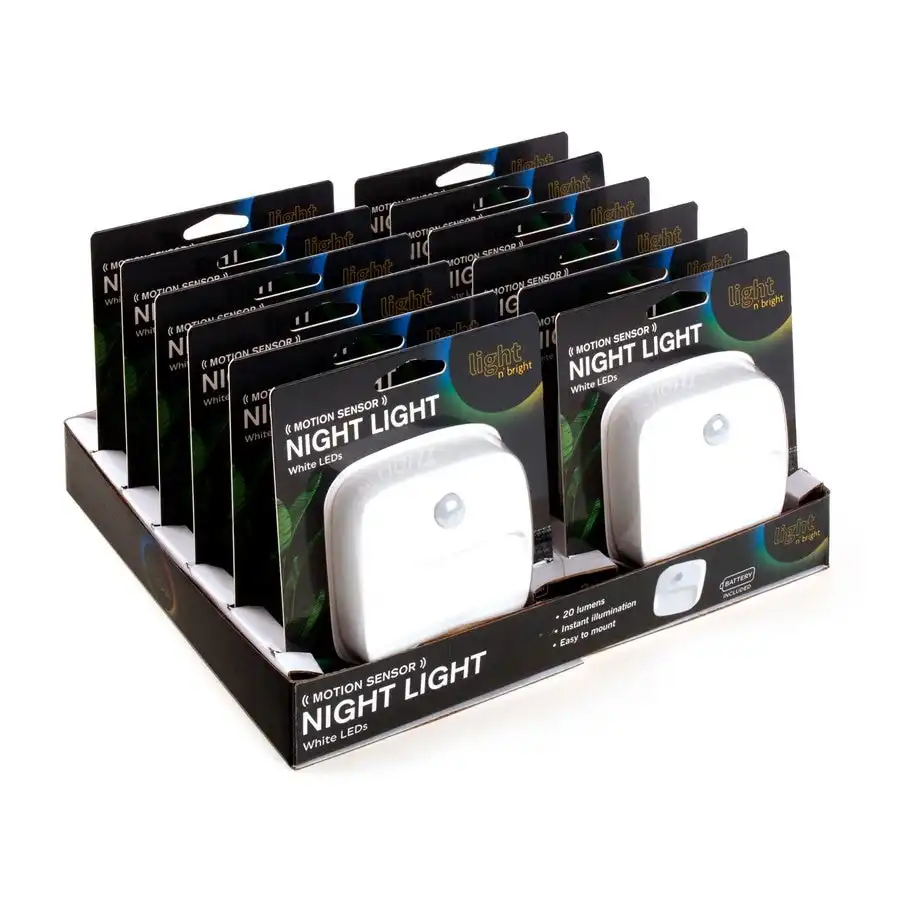 Night Light Motion Sensor White