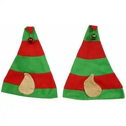 Christmas Elf Hat with Ears & Bell