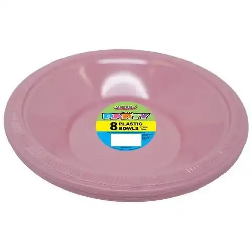 Plastic Bowls - Lovely Pink