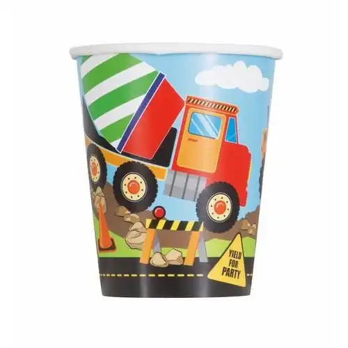 Construction Party Paper Cups