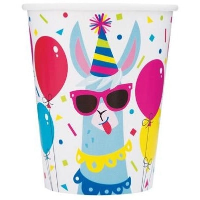 Llama Birthday - Paper Cups