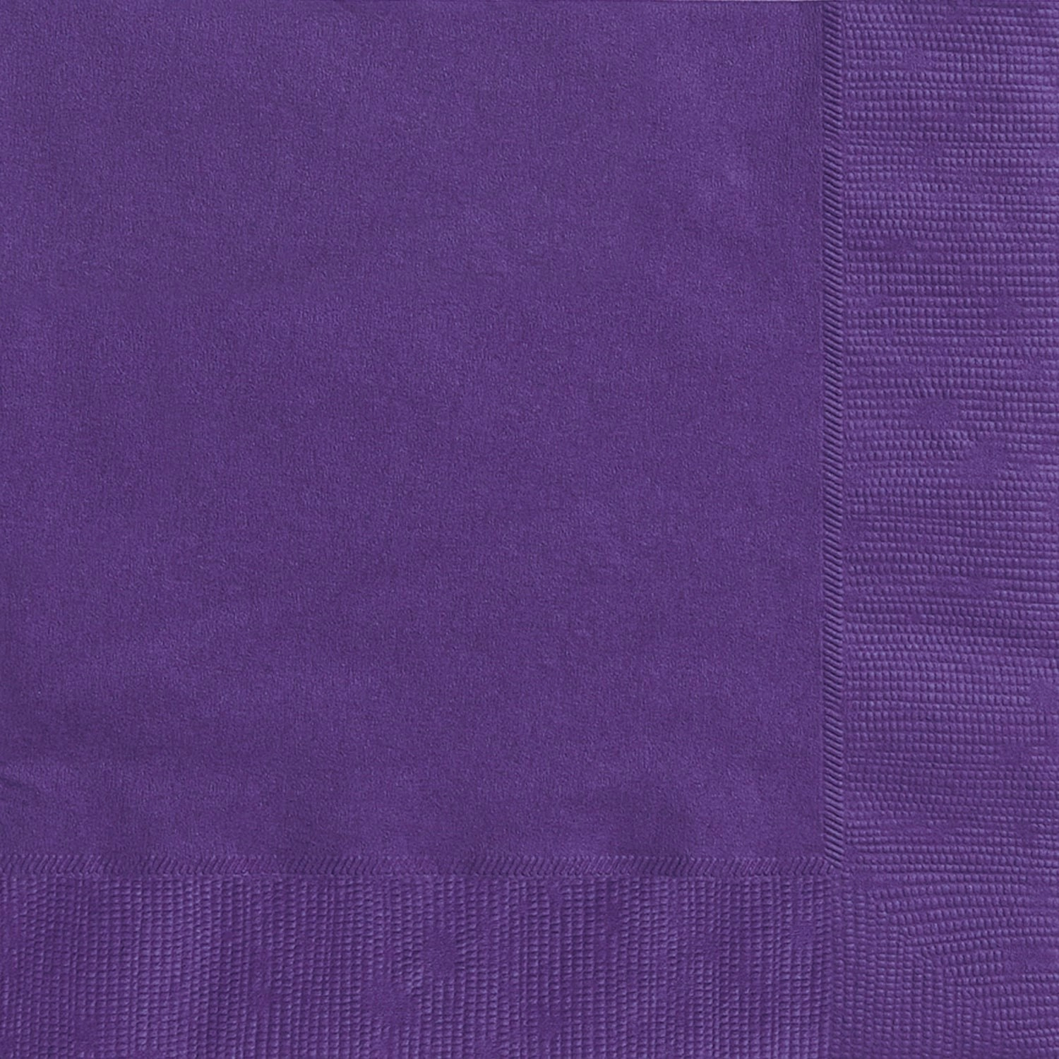 Deep Purple Luncheon Napkins