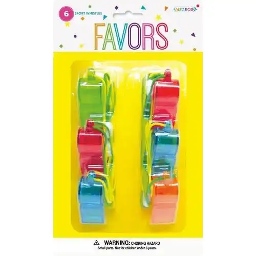 Sports Whistles - Party Favors