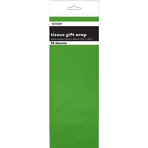 Tissue Gift Wrap - Lime Green