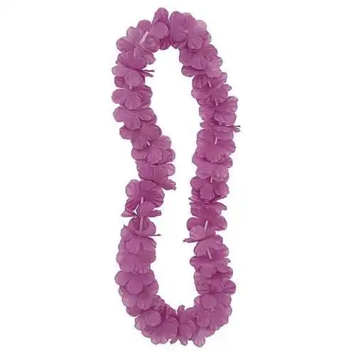 Luau Flower Lei Purple