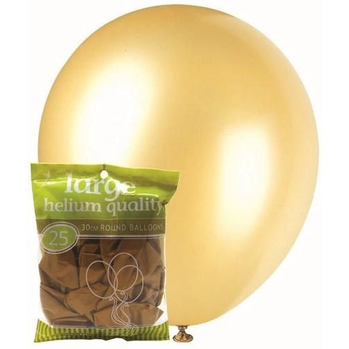 Gold Metallic - Latex Balloons