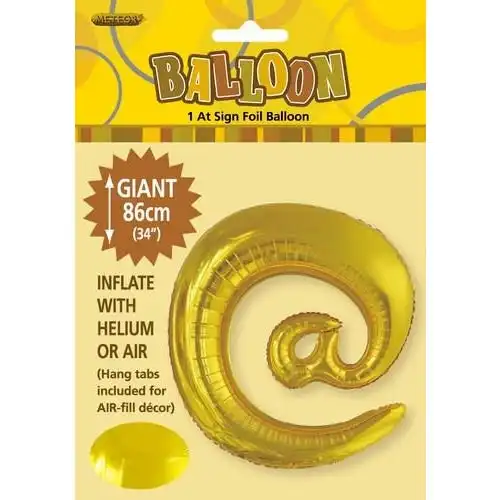 Gold @ Alphabet Foil Balloon 86cm