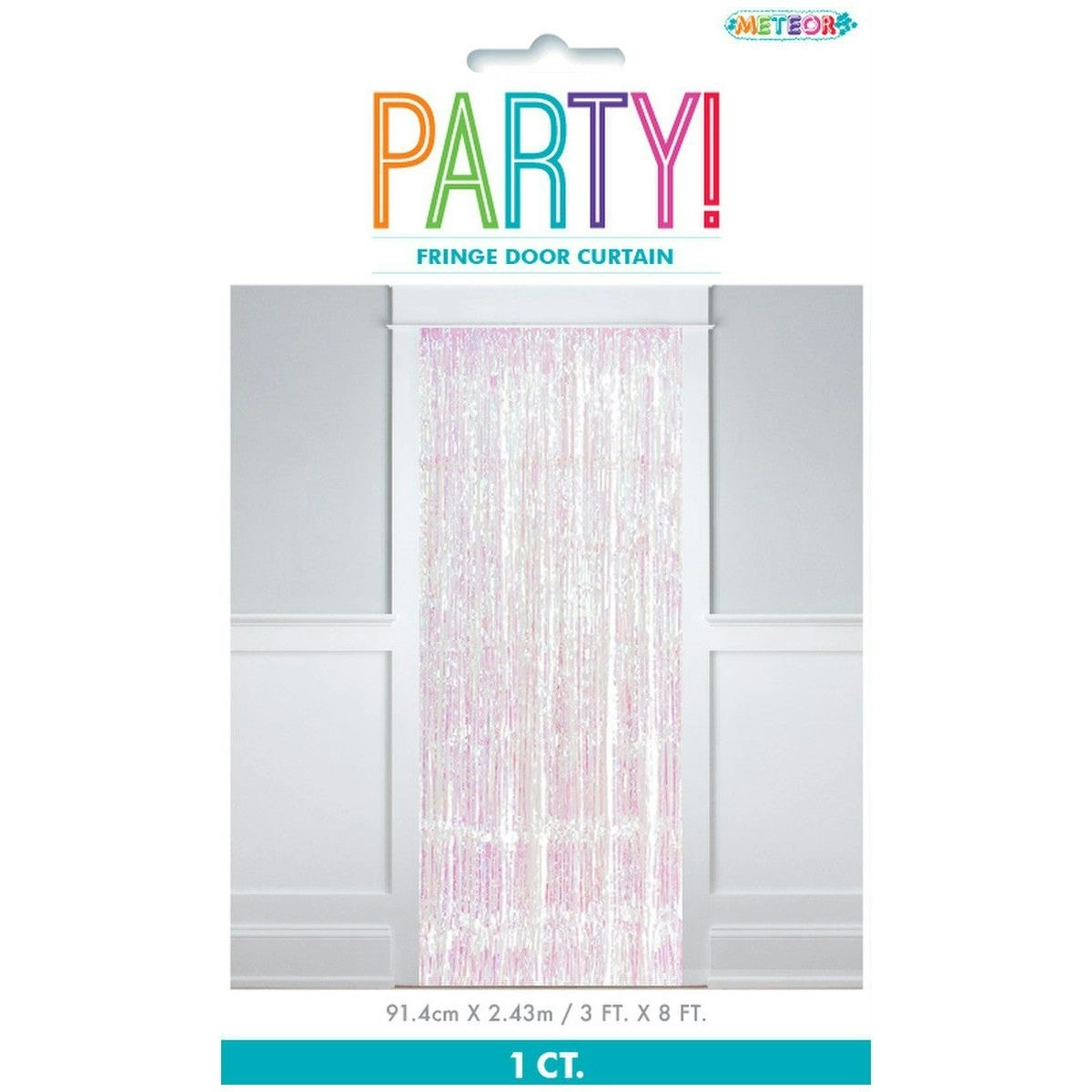 Fringe Door Curtain - Iridescent