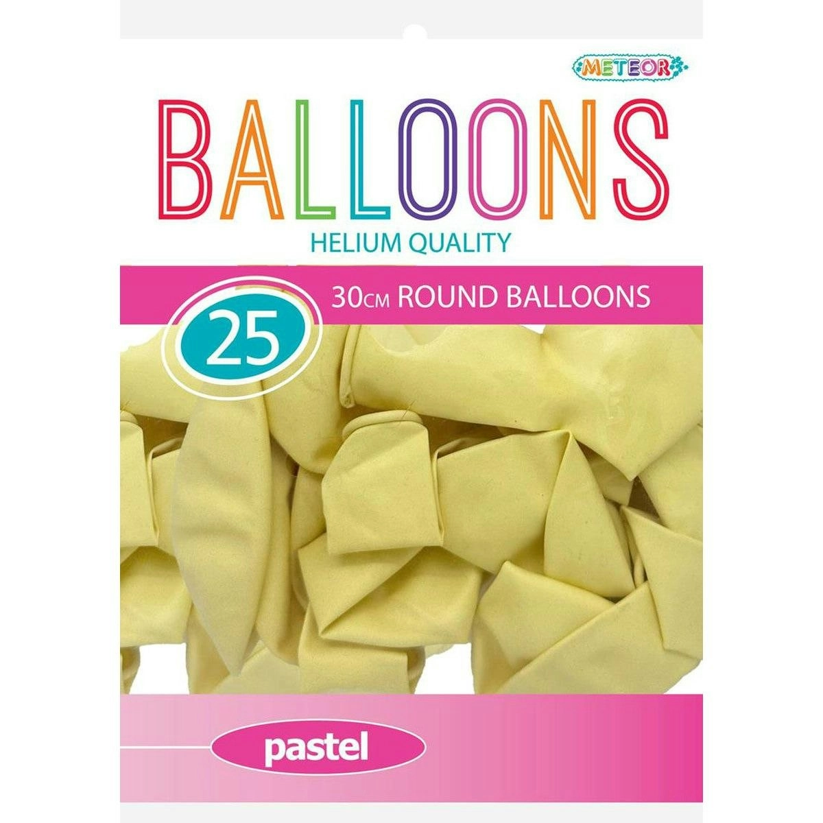 Balloons - Pastel Macaron Yellow