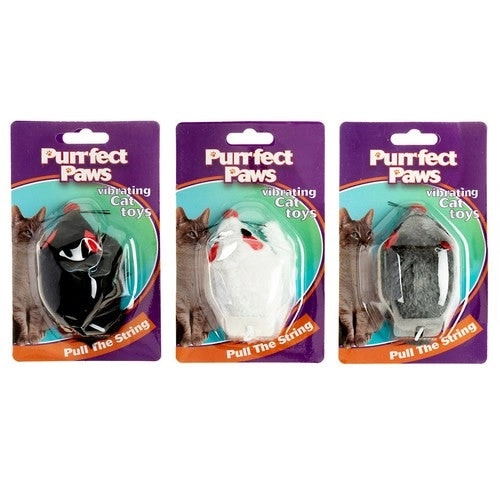 Purrfect Paws - Vibrating Mouse Cat Toy