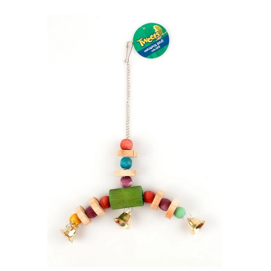 Bird Toy Hanging Pine with Bells