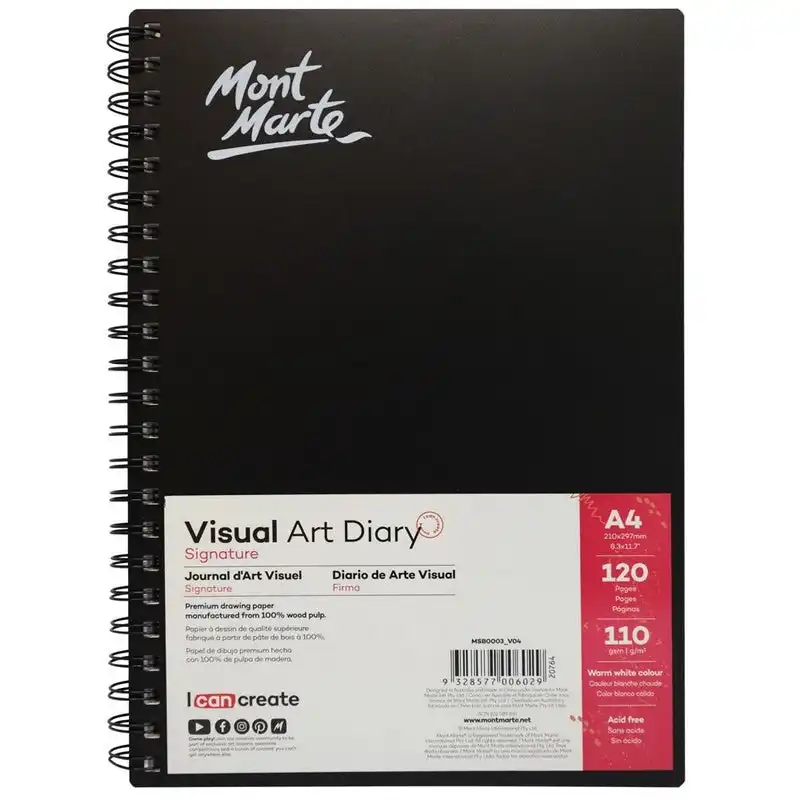 Mont Marte A4 Signature Visual Art Diary