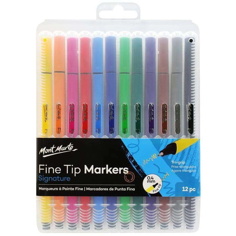 Mont Marte Signature Fine Tip Markers Set