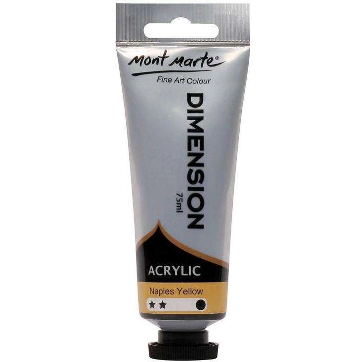 Mont Marte Dimension Acrylic Paint - Naples Yellow