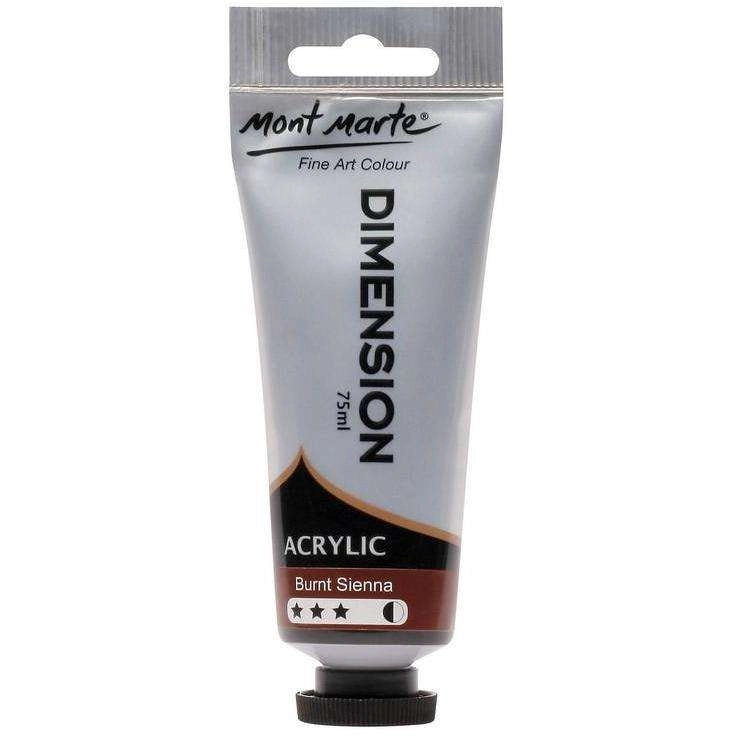 Mont Marte Dimension Acrylic Paint - Burnt Sienna