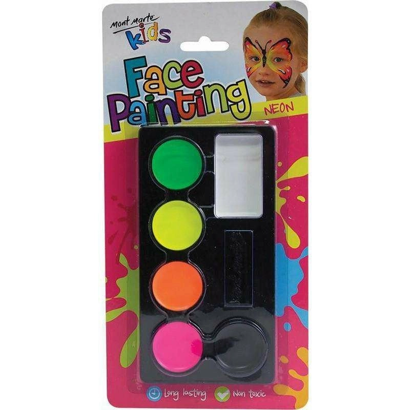 Mont Marte Kids Face Painting Set - Neon