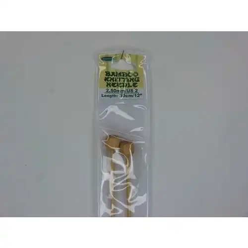 Bamboo Knitting Needle 30cm - 2.5mm