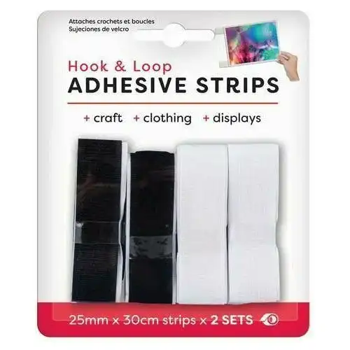 Hook & Loop - Adhesive Strips