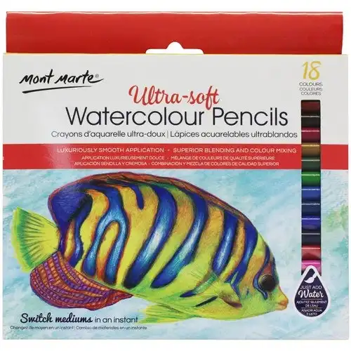 Mont Marte Ultra-Soft Watercolour Pencil Set