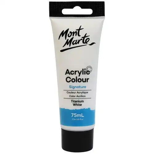 Mont Marte Signature Acrylic Paint - Titanium White