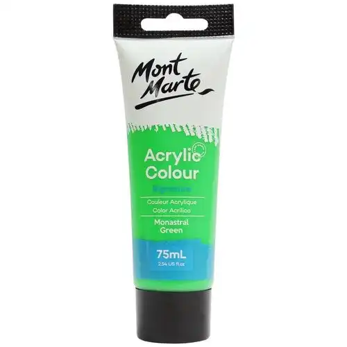 Mont Marte Signature Acrylic Paint - Monastral Green