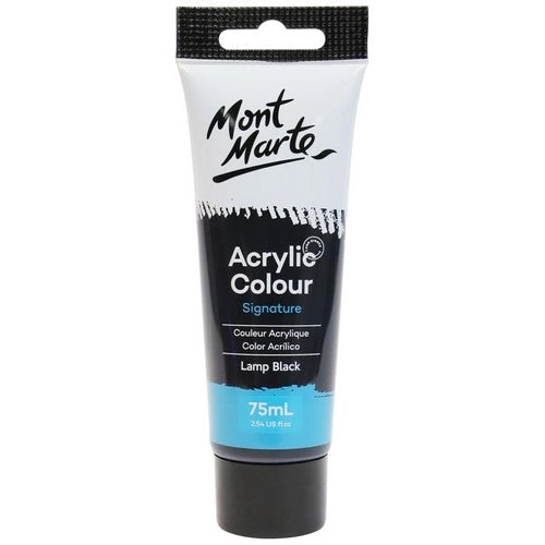 Mont Marte Signature Acrylic Paint - Lamp Black