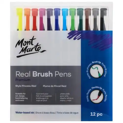 Mont Marte Premium Real Brush Pens