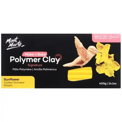 Mont Marte Signature Make 'n' Bake Polymer Clay - Sunflower