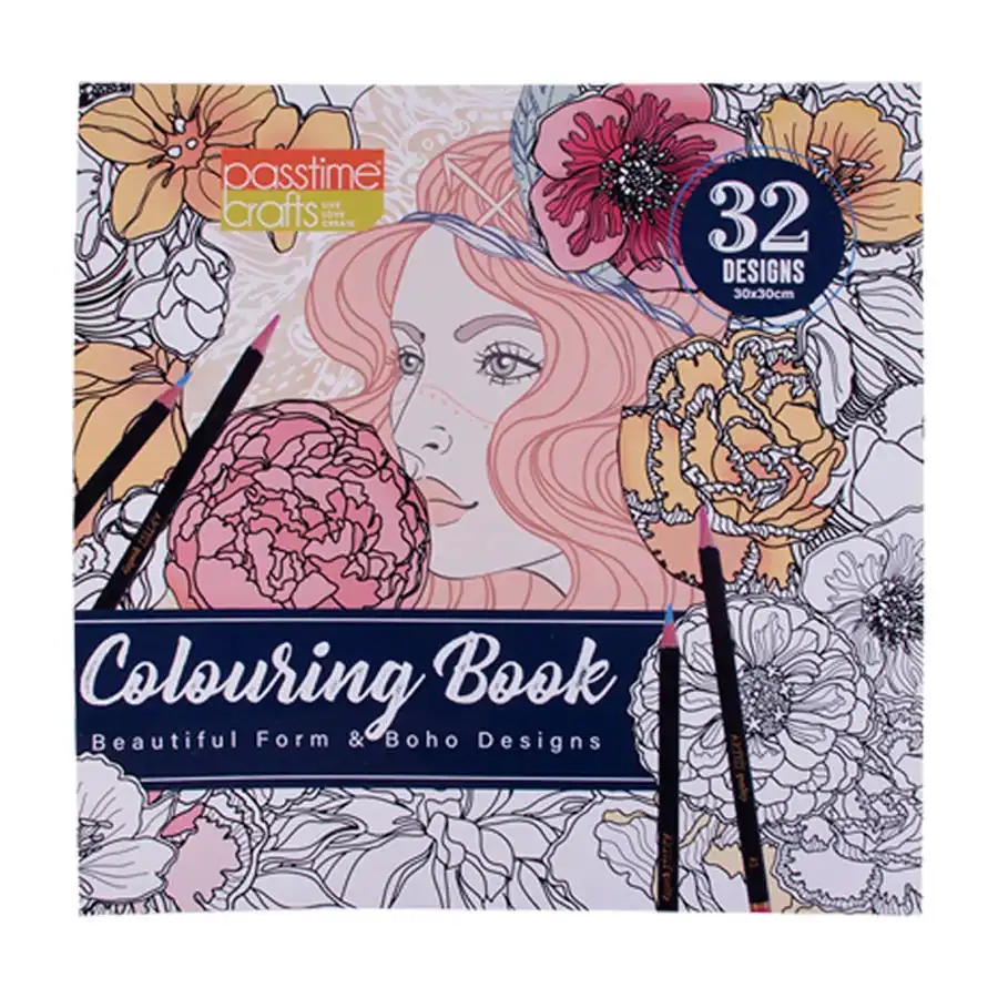 Artist Colouring Book Beautiful Form and Boho Designs