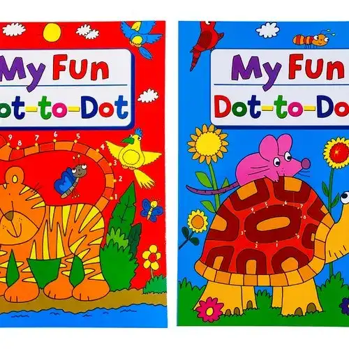 My Fun Dot to Dot Kids Activity Book