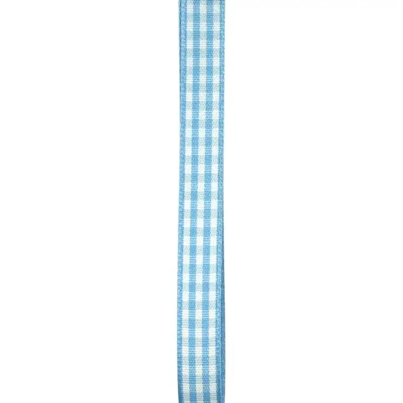 Gingham Ribbon - Blue