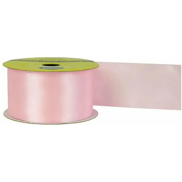 Satin Polyester Ribbon - Baby Pink