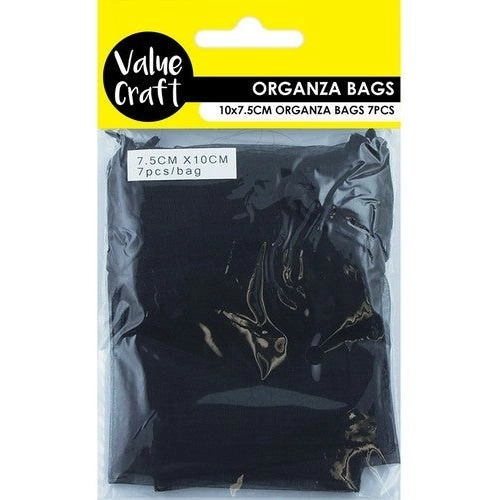 Mini Organza Bags - Black