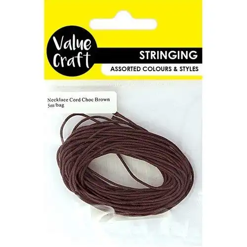 Necklace Cord - Chocolate Brown