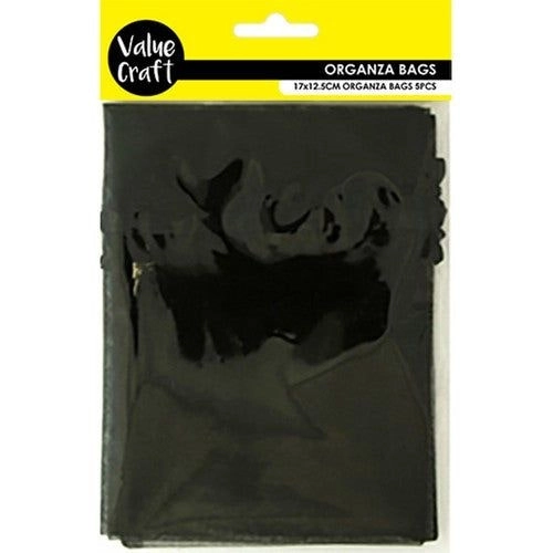 Small Organza Bags - Black