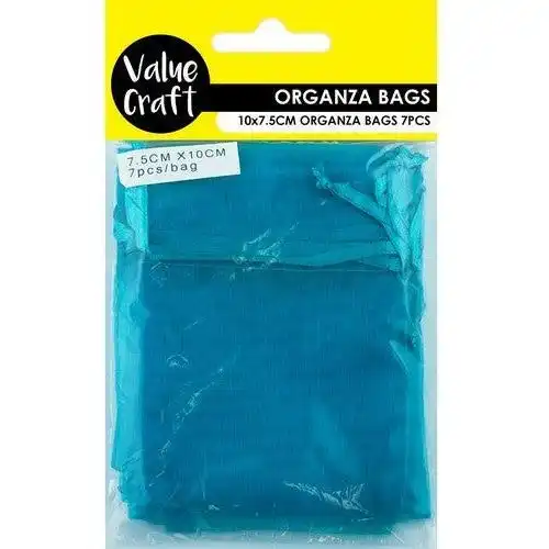 Mini Organza Bags Turquoise