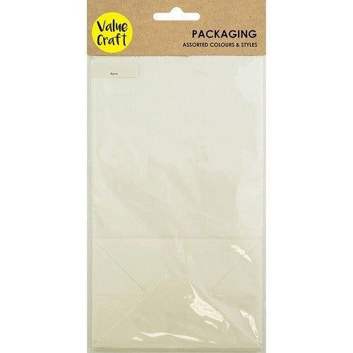 Bags with Gusset Paper - White