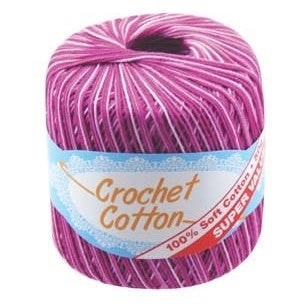 Crochet Cotton Multi - Plum