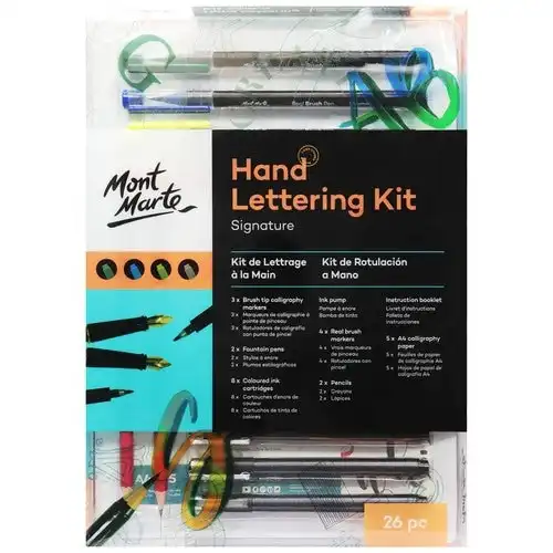 Mont Marte - Hand Lettering Kit Signature